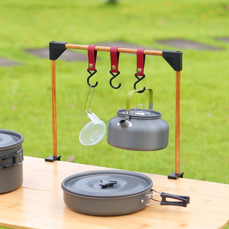 adjustable outdoor camping rack with pot and stove hooks adjustable outdoor camping rack with pot and stove hooks