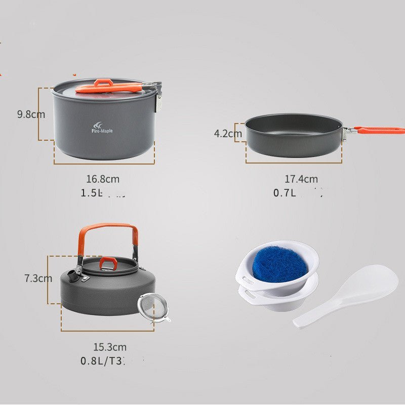 portable camping cookware set portable camping cookware set