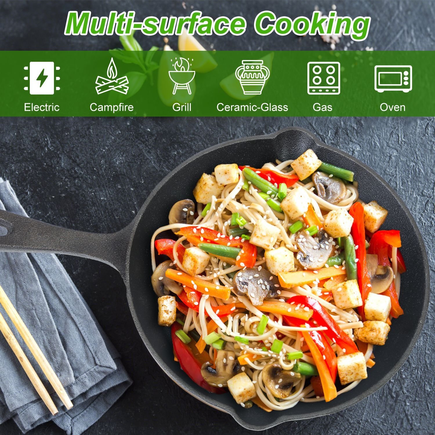 3pcs pre seasoned cast iron skillet set 3pcs pre seasoned cast iron skillet set