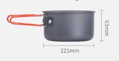 portable four in one aluminum cookware set for camping portable four in one aluminum cookware set for camping