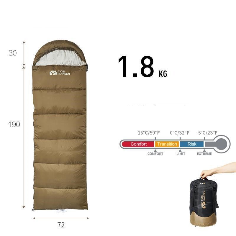 thickened mummy style outdoor sleeping bag for winter camping thickened mummy style outdoor sleeping bag for winter camping