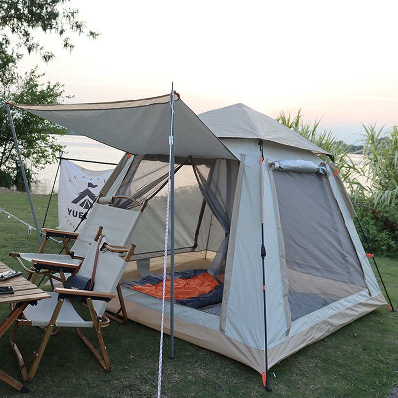 Home installation free portable two person camping tent