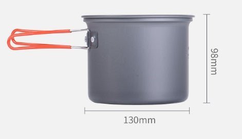 portable four in one aluminum cookware set for camping portable four in one aluminum cookware set for camping