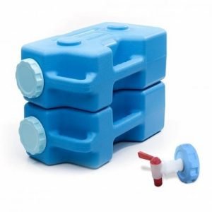 sagan life sagan aquabrick food and water storage container – 2 bricks & spigot