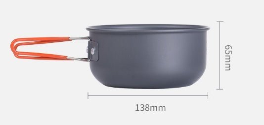portable four in one aluminum cookware set for camping portable four in one aluminum cookware set for camping