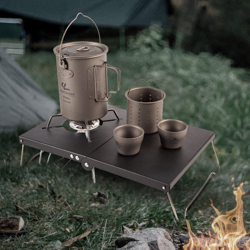 aluminum backpack / camping stove table aluminum backpack / camping stove table