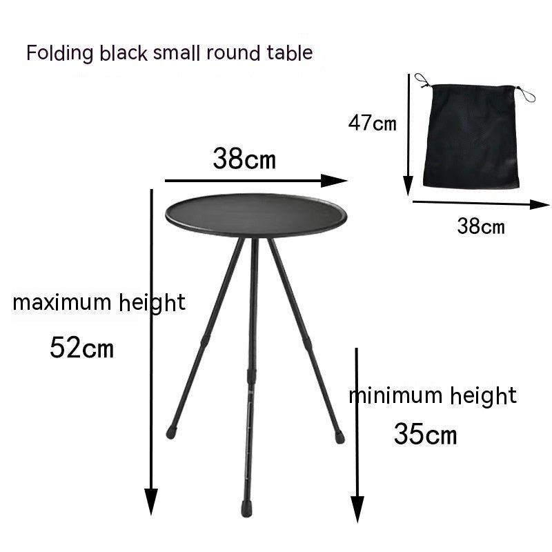 portable aluminum alloy tripod table for camping portable aluminum alloy tripod table for camping