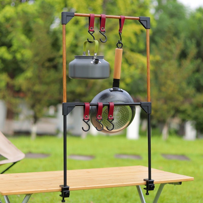 adjustable outdoor camping rack with pot and stove hooks adjustable outdoor camping rack with pot and stove hooks