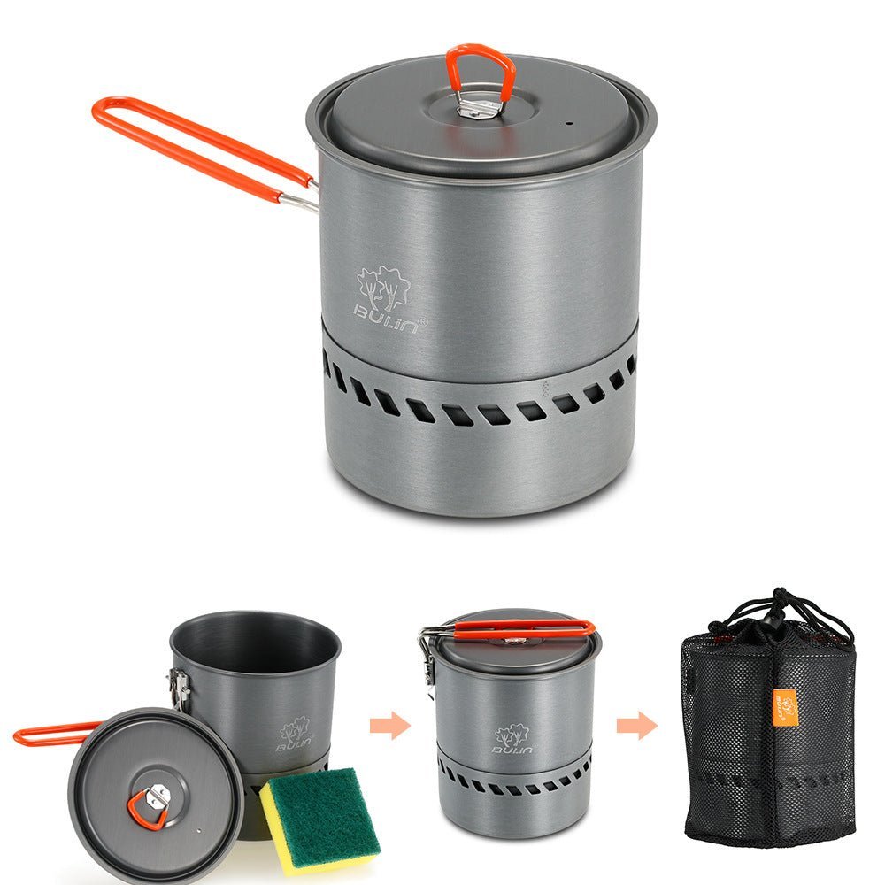 portable heat collecting camping pot by summit gear co. portable heat collecting camping pot by summit gear co.